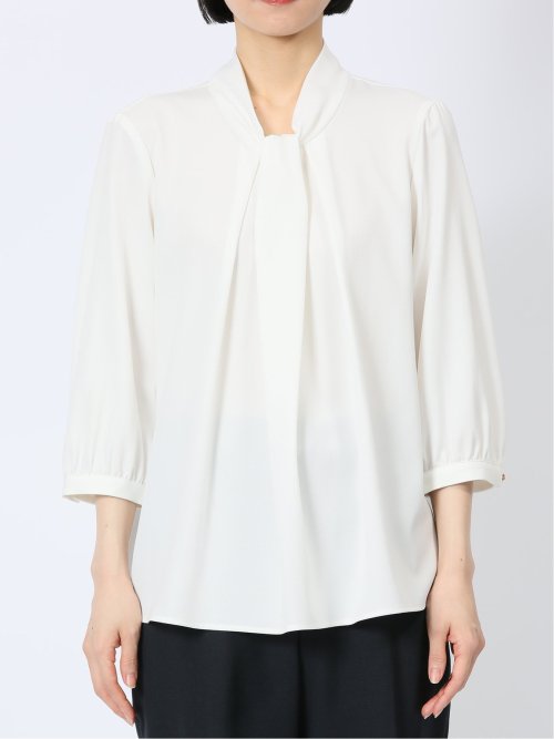 Merlette◆ORESTESプルオーバーブラウス/７分袖ブラウス/XS/コットン/WHT/92E55L merlette（マーレット）の「＜Merlette（マーレット）＞ORESTES