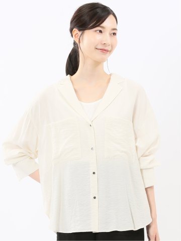 ビンテージ シアー 長袖ブラウス