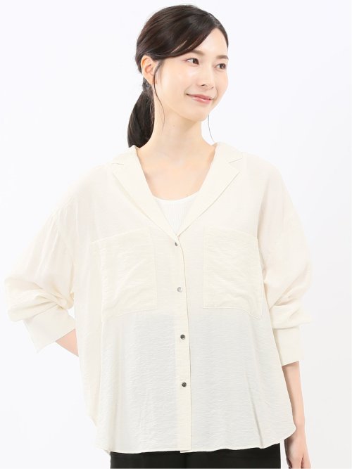 ビンテージ シアー 長袖ブラウス