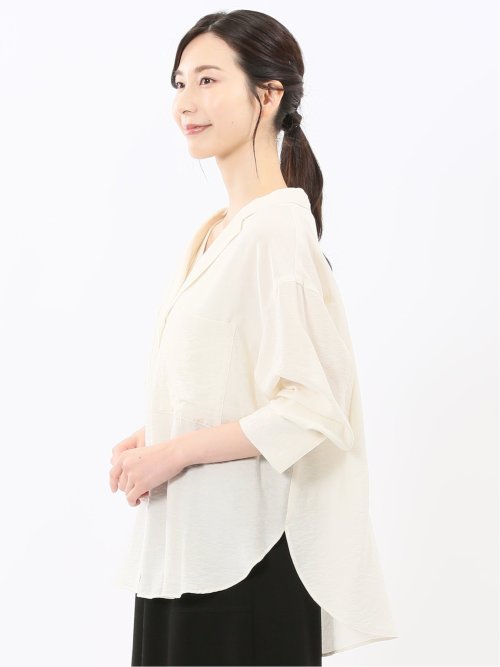 ビンテージ シアー 長袖ブラウス