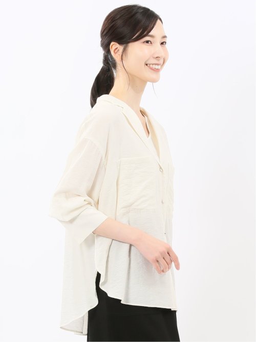 ビンテージ シアー 長袖ブラウス