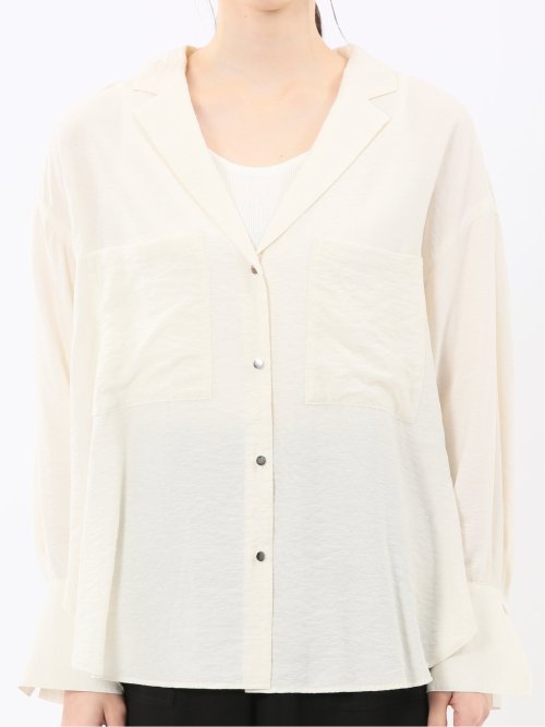 ビンテージ シアー 長袖ブラウス