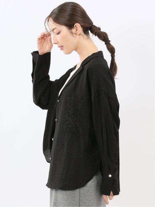 ビンテージ シアー 長袖ブラウス