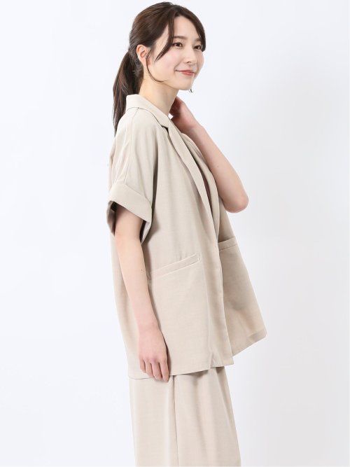 タンブラーオックス 半袖ジャケット(セットアップ可能)