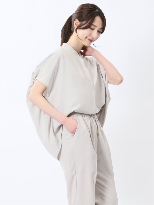 タンブラーブッチャー 無地 プルオーバーブラウス(セットアップ可能)