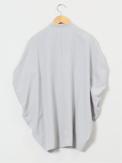 タンブラーブッチャー ストライプ柄 プルオーバーブラウス(セットアップ可能)