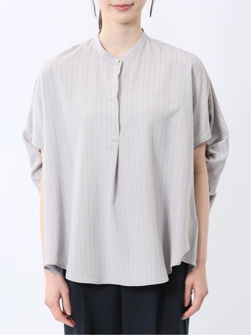 タンブラーブッチャー ストライプ柄 プルオーバーブラウス(セットアップ可能)