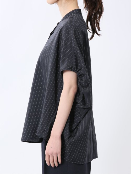 タンブラーブッチャー ストライプ柄 プルオーバーブラウス(セットアップ可能)