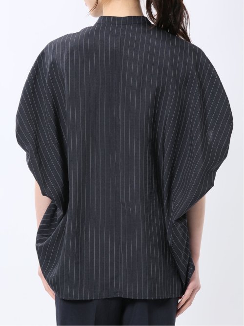 タンブラーブッチャー ストライプ柄 プルオーバーブラウス(セットアップ可能)