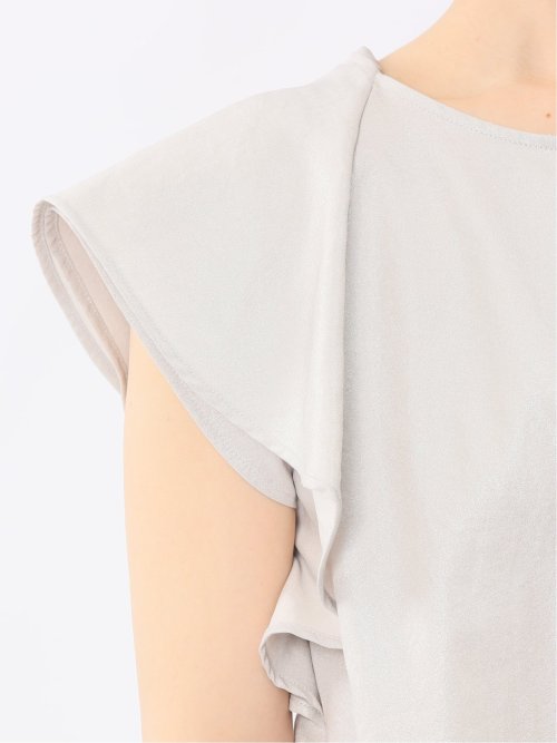 イノウェーブ/INNOWAVE 箔タンブラー 袖2WAY プルオーバーブラウス