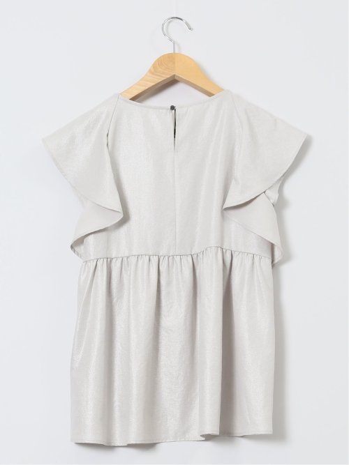 イノウェーブ/INNOWAVE 箔タンブラー 袖2WAY プルオーバーブラウス