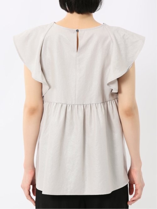 イノウェーブ/INNOWAVE 箔タンブラー 袖2WAY プルオーバーブラウス