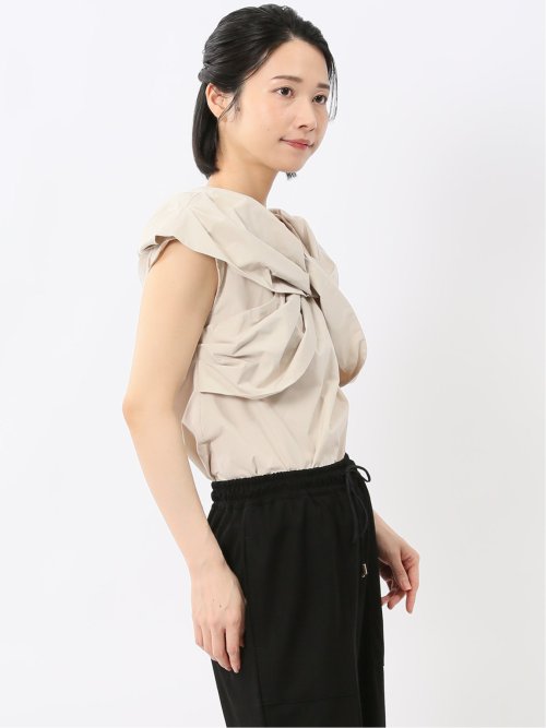 イノウェーブ/INNOWAVE タイプライター プルオーバーブラウス