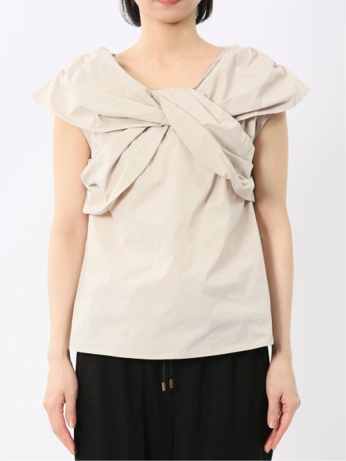 イノウェーブ/INNOWAVE タイプライター プルオーバーブラウス