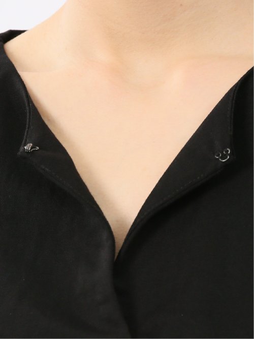 イノウェーブ/INNOWAVE 接触冷感 ストレッチ フレンチ袖 プルオーバーブラウス