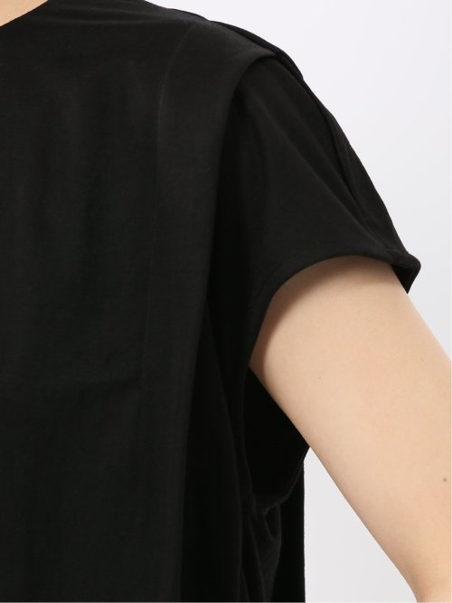 イノウェーブ/INNOWAVE 接触冷感 ストレッチ フレンチ袖 プルオーバーブラウス