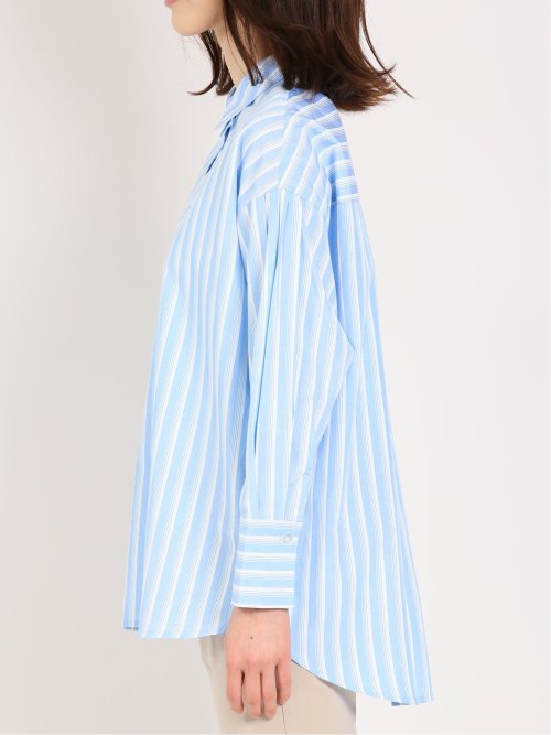 レギュラーカラー 前開きシャツチュニック