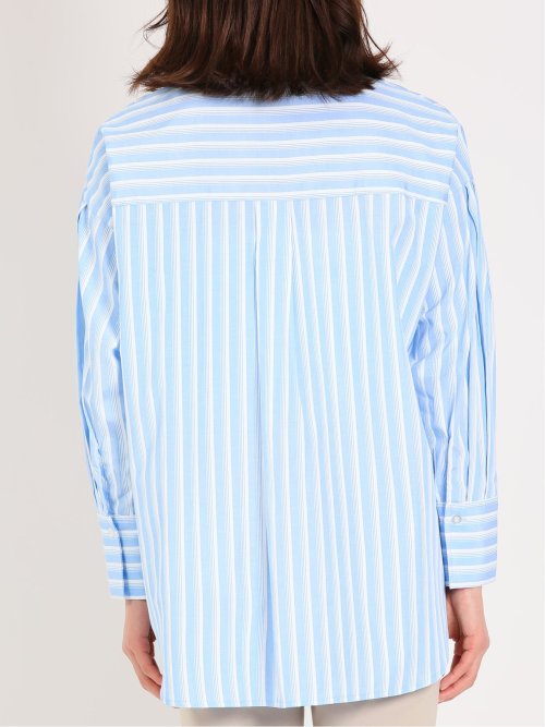 レギュラーカラー 前開きシャツチュニック