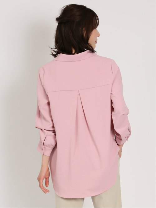 ヴィンテージポプリン スキッパーシャツチュニック