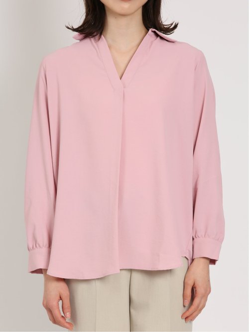 ヴィンテージポプリン スキッパーシャツチュニック