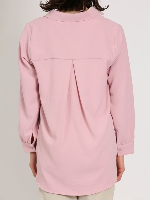 ヴィンテージポプリン スキッパーシャツチュニック