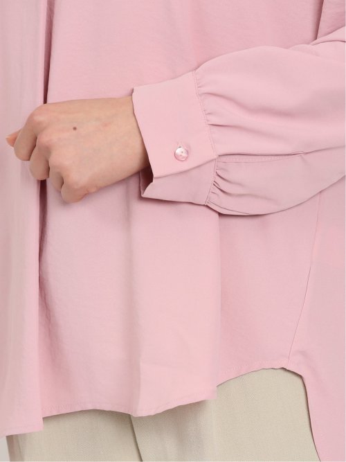 ヴィンテージポプリン スキッパーシャツチュニック