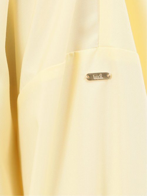 レギュラーカラー 長袖コクーンブラウス