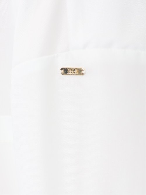 レギュラーカラー 長袖コクーンブラウス