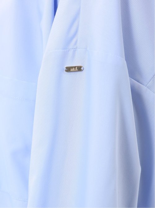 レギュラーカラー 長袖コクーンブラウス