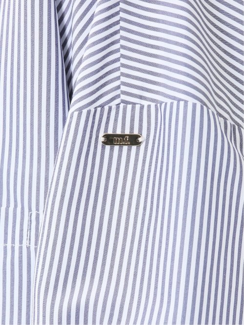 レギュラーカラー 長袖コクーンブラウス