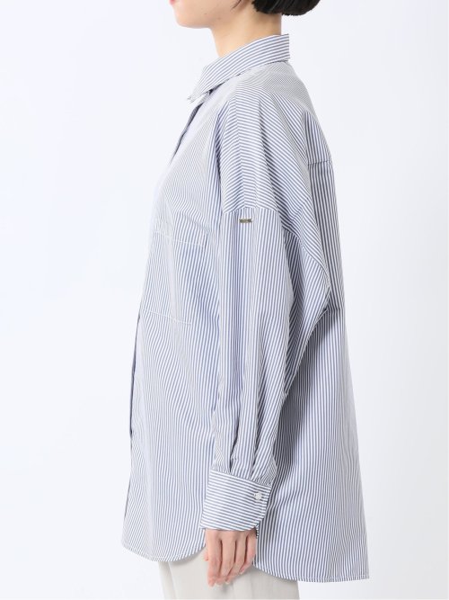 レギュラーカラー 長袖コクーンブラウス