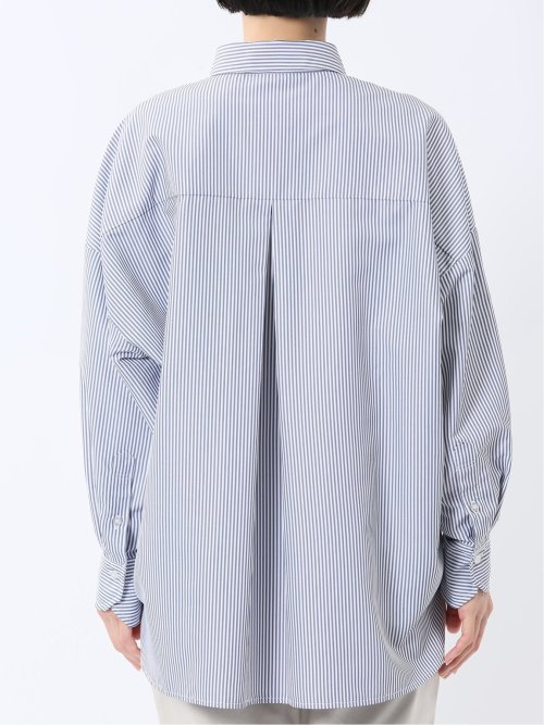 レギュラーカラー 長袖コクーンブラウス