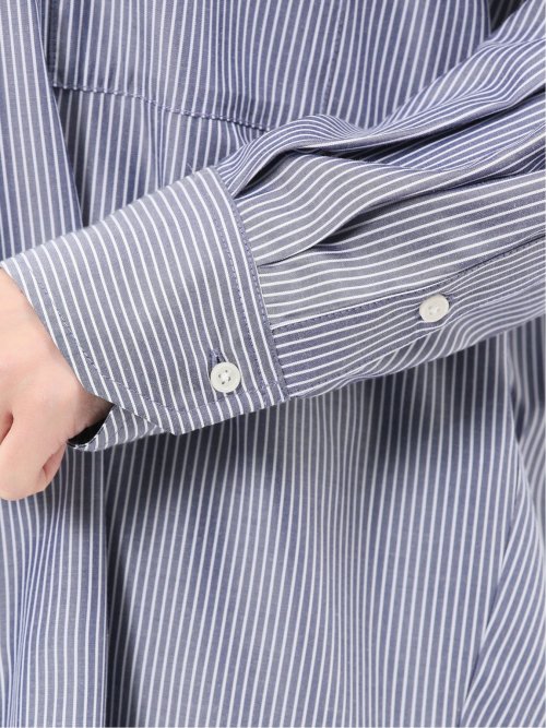 レギュラーカラー 長袖コクーンブラウス