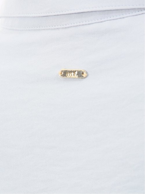 ストレッチ バックタック レギュラーカラー 長袖ブラウス