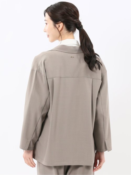 ドライタッチ カルゼ シャツジャケット(セットアップ可能)