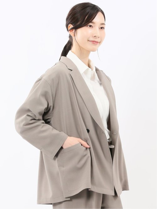 ドライタッチ カルゼ シャツジャケット(セットアップ可能)