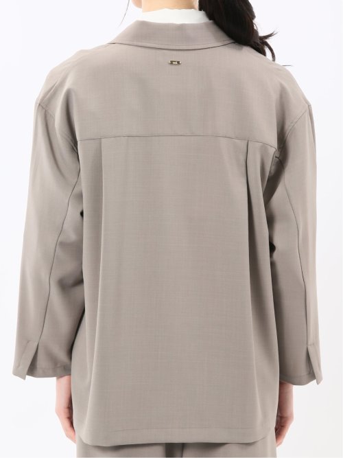 ドライタッチ カルゼ シャツジャケット(セットアップ可能)