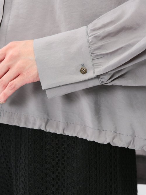 シアーワッシャー シャツ ブルゾン