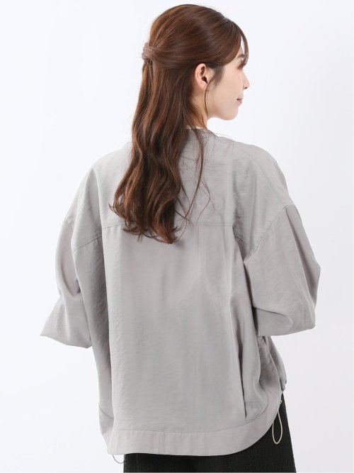 シアーワッシャー シャツ ブルゾン