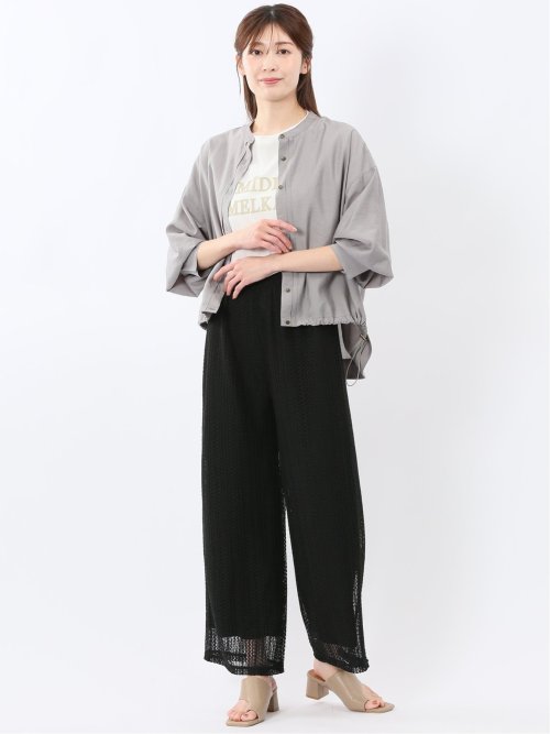 シアーワッシャー シャツ ブルゾン