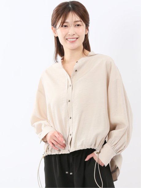 シアーワッシャー シャツ ブルゾン