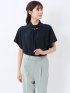タックパール 半袖プルオーバーブラウス