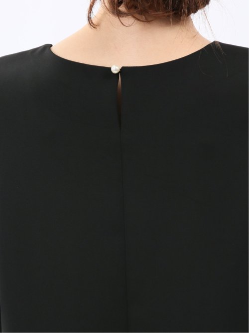 トリアセライク 半袖 プルオーバーブラウス(セットアップ可能)