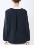 スカーフタイ プルオーバーブラウス