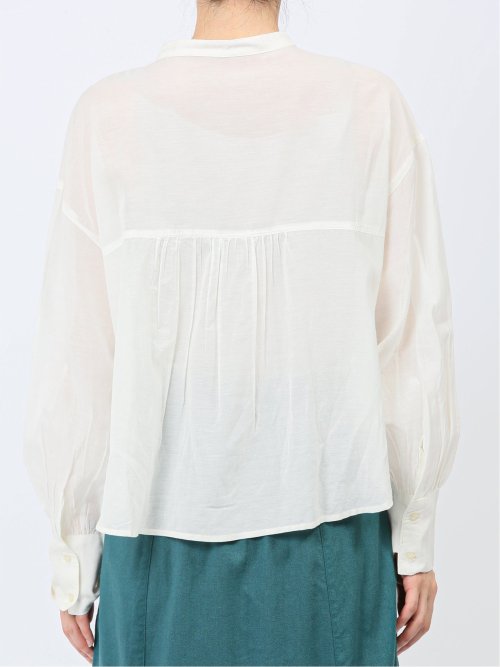 ノイア/Noia 接触冷感 無地オーバー長袖シャツ