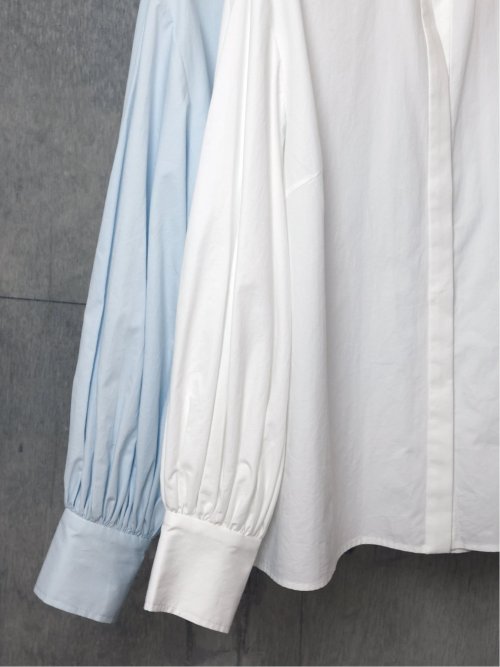 ドロー/DRAW 綿100% ボリューム袖 ブラウス