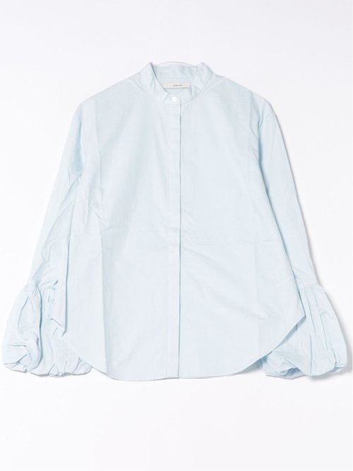 ドロー/DRAW 綿100% バルーン袖 ブラウス