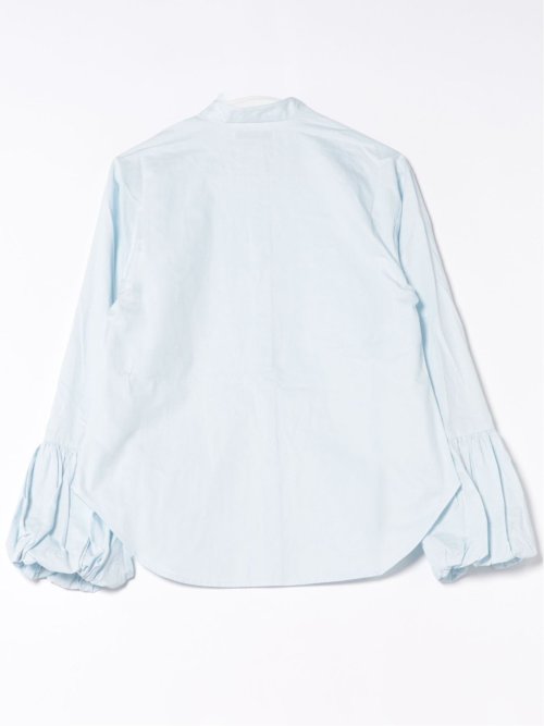 ドロー/DRAW 綿100% バルーン袖 ブラウス