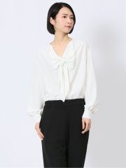 リボン プルオーバーチュニック