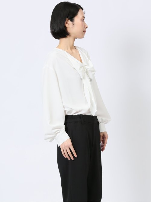 リボン プルオーバーチュニック